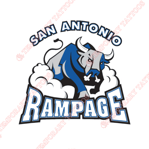 San Antonio Rampage Customize Temporary Tattoos Stickers NO.9134
